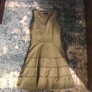 Olive Green Swing Dress